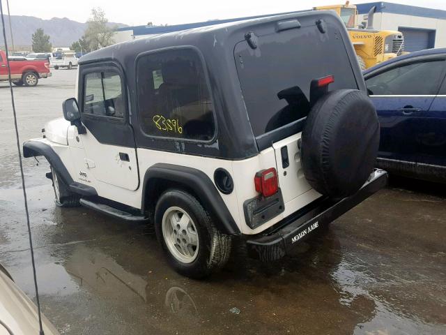 1J4FA29164P799773 - 2004 JEEP WRANGLER / WHITE photo 3