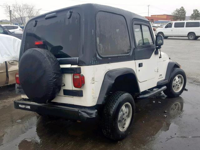 1J4FA29164P799773 - 2004 JEEP WRANGLER / WHITE photo 4