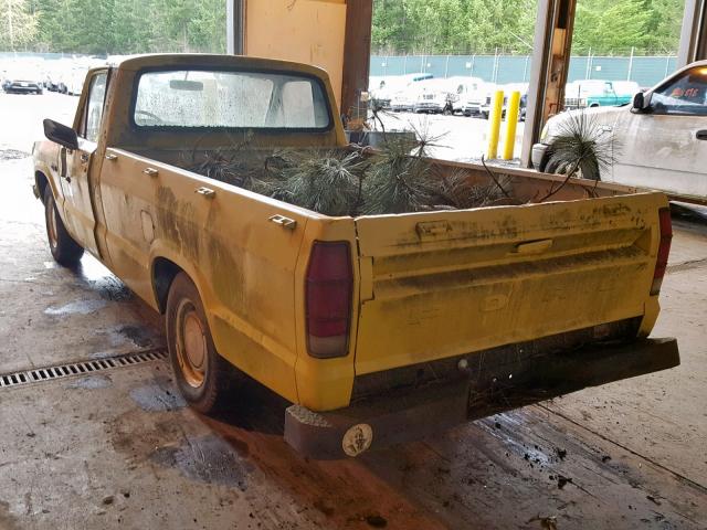 SGTAUU38163 - 1978 FORD COURIER YELLOW photo 3