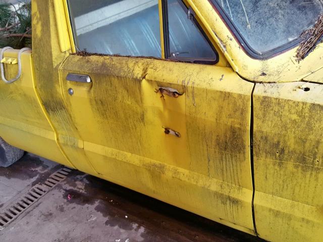 SGTAUU38163 - 1978 FORD COURIER YELLOW photo 9
