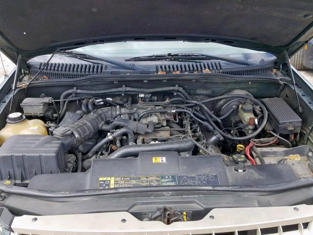 1FMDU74W62UA54276 - 2002 FORD EXPLORER E GREEN photo 7