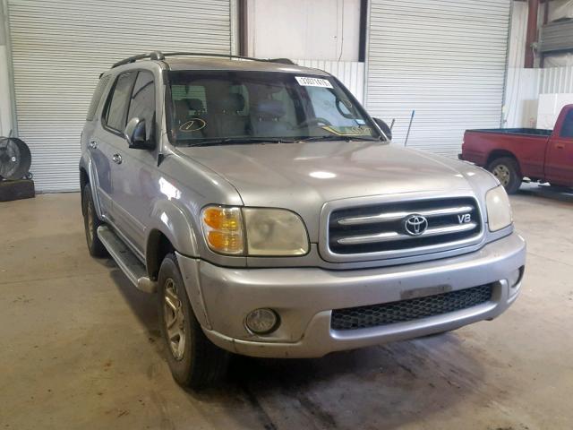 5TDZT38A31S015233 - 2001 TOYOTA SEQUOIA LI SILVER photo 1