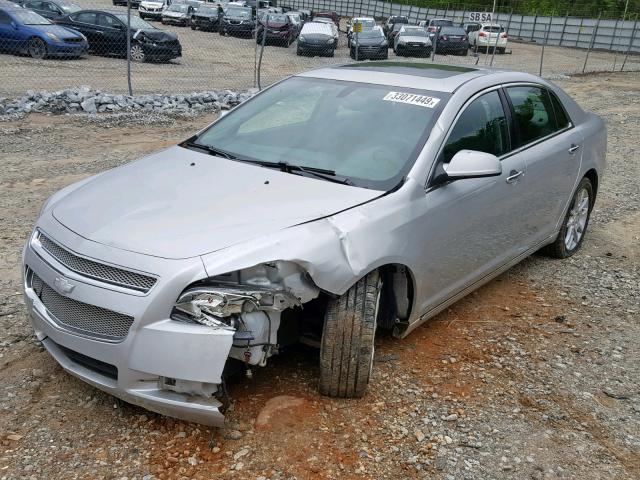 1G1ZE5E73AF226942 - 2010 CHEVROLET MALIBU LTZ SILVER photo 2