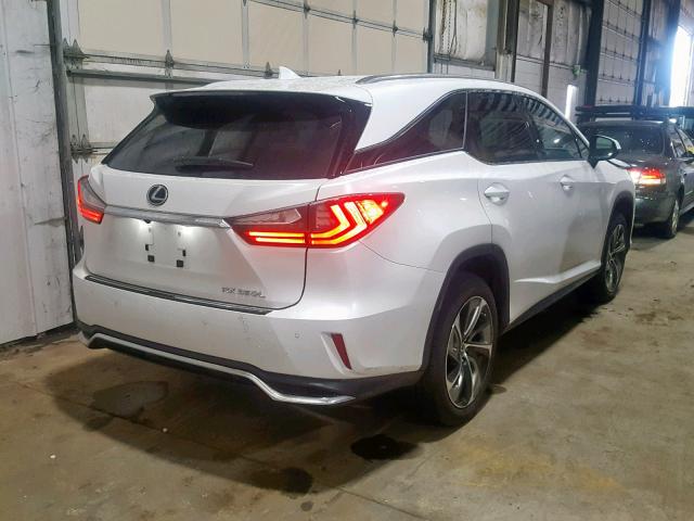 JTJDZKCA0J2013647 - 2018 LEXUS RX 350 L WHITE photo 4