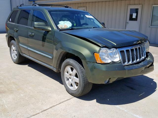 1J8GS48K28C127101 - 2008 JEEP GRAND CHER GREEN photo 1