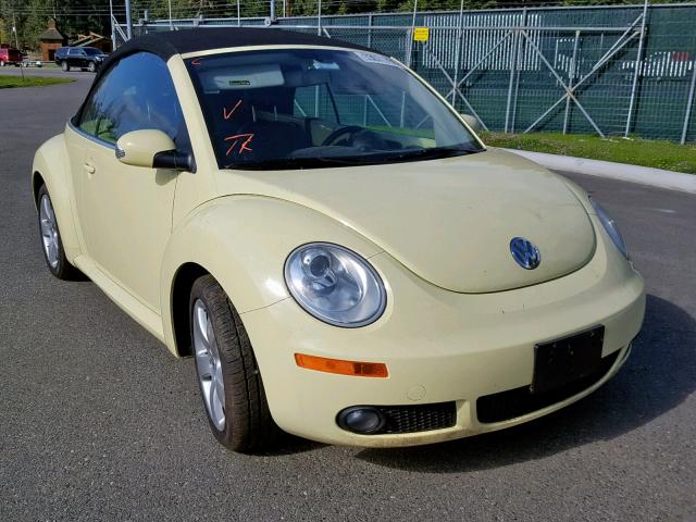 3VWSF31Y56M321869 - 2006 VOLKSWAGEN NEW BEETLE Gelb Foto 1