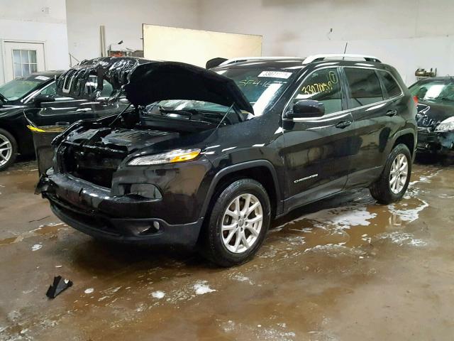 1C4PJMCS3GW182834 - 2016 JEEP CHEROKEE L BLACK photo 2