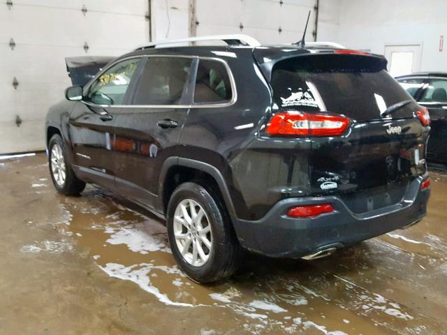 1C4PJMCS3GW182834 - 2016 JEEP CHEROKEE L BLACK photo 3