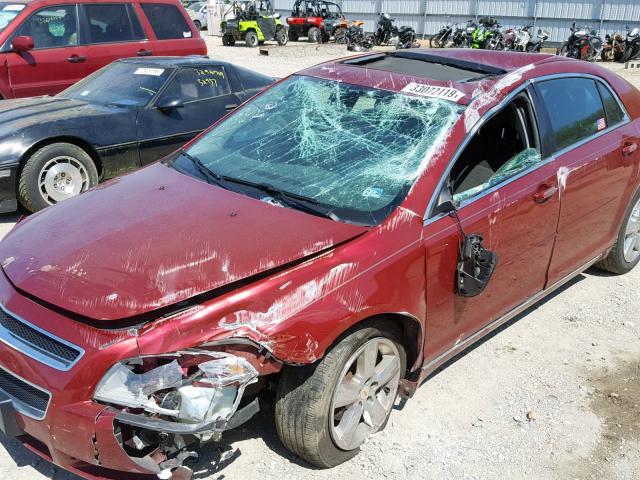 1G1ZC5E16BF237310 - 2011 CHEVROLET MALIBU 1LT 红色 照片 9