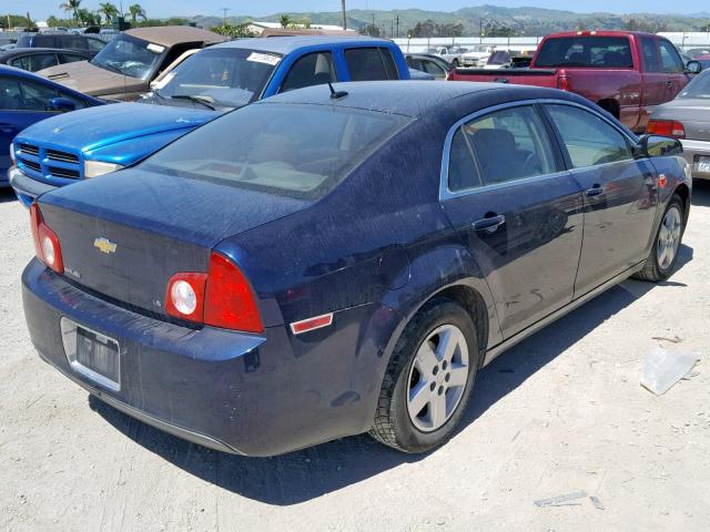 1G1ZG57B684236298 - 2008 CHEVROLET MALIBU LS 蓝色 照片 4