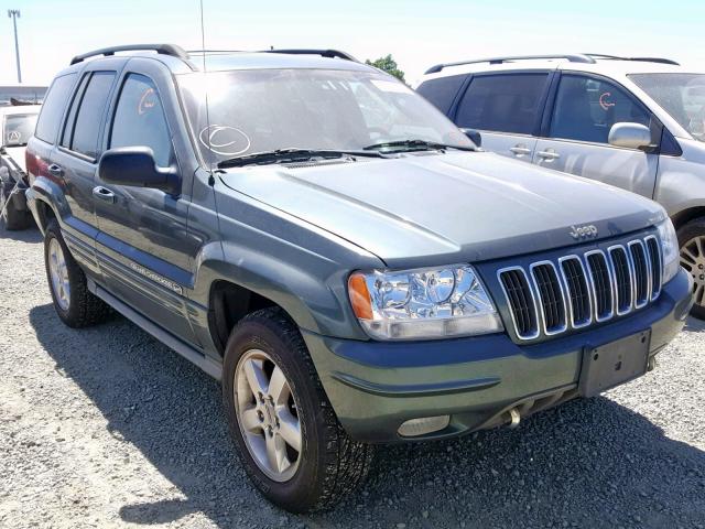 1J8GW68J13C503013 - 2003 JEEP GRAND CHER GREEN photo 1