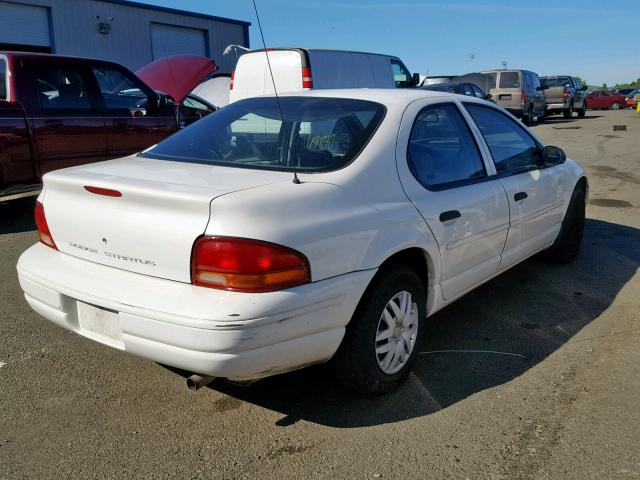 1B3EJ46XXVN621028 - 1997 DODGE STRATUS WHITE photo 4