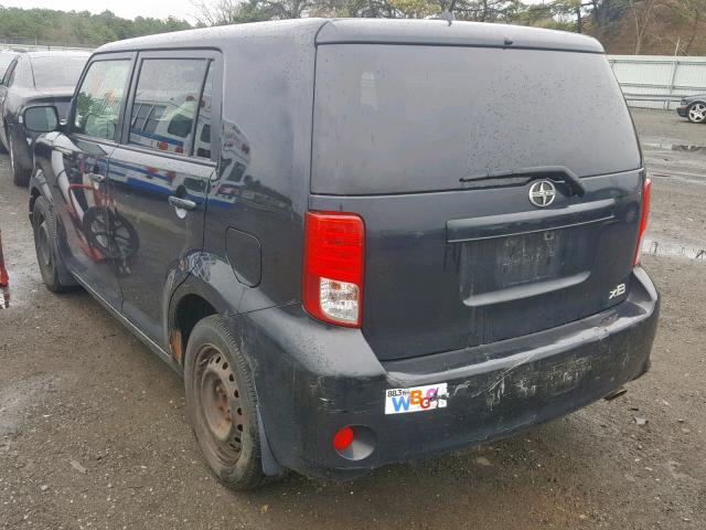 JTLZE4FE8CJ022303 - 2012 TOYOTA SCION XB 黑色 照片 3