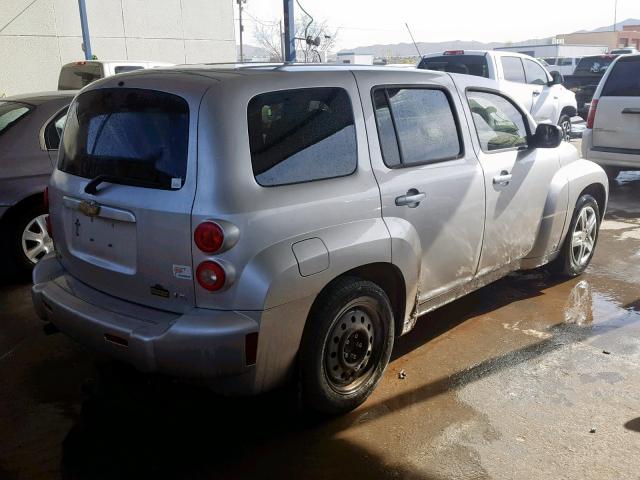 3GNDA13D87S620222 - 2007 CHEVROLET HHR LS Plata foto 4