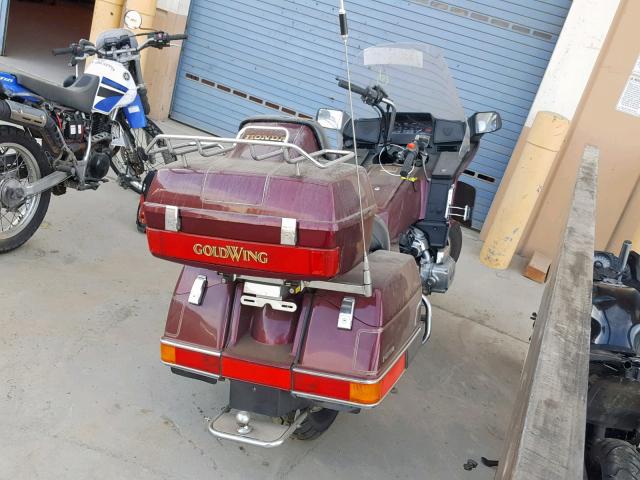 1HFSC141XEA033605 - 1984 HONDA GL1200 I BURGUNDY photo 4