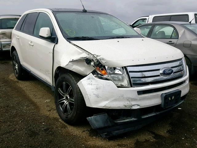 2FMDK38C18BB23338 - 2008 FORD EDGE SEL WHITE photo 1