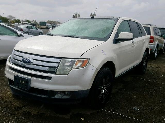 2FMDK38C18BB23338 - 2008 FORD EDGE SEL WHITE photo 2