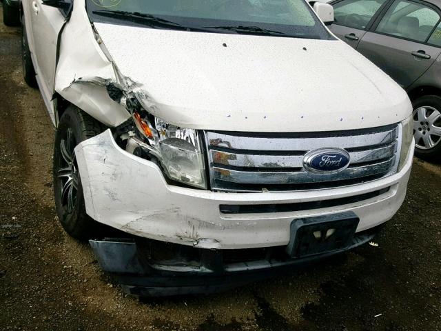 2FMDK38C18BB23338 - 2008 FORD EDGE SEL WHITE photo 7