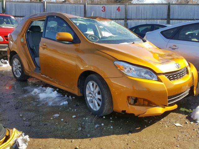 2T1KU40E59C095111 - 2009 TOYOTA COROLLA MA ORANGE photo 1