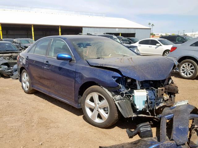 4T1BF3EK9BU626141 - 2011 TOYOTA CAMRY BASE BLUE photo 1