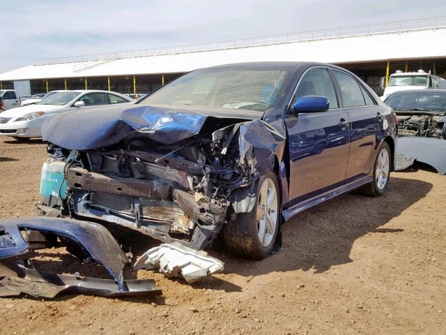 4T1BF3EK9BU626141 - 2011 TOYOTA CAMRY BASE BLUE photo 2