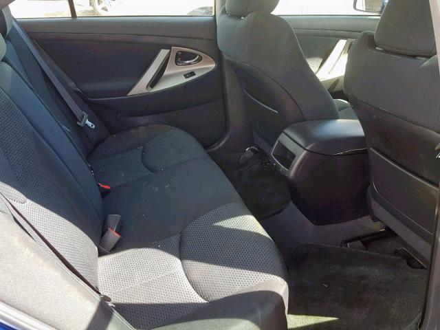 4T1BF3EK9BU626141 - 2011 TOYOTA CAMRY BASE BLUE photo 6