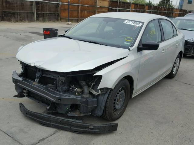 3VW2K7AJ8BM364800 - 2011 VOLKSWAGEN JETTA BASE Արծաթագույն լուսանկար 2