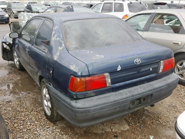 JT2EL46B2M0005051 - 1991 TOYOTA TERCEL STD BLUE photo 3