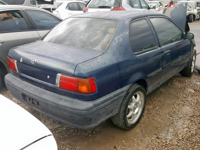 JT2EL46B2M0005051 - 1991 TOYOTA TERCEL STD BLUE photo 4