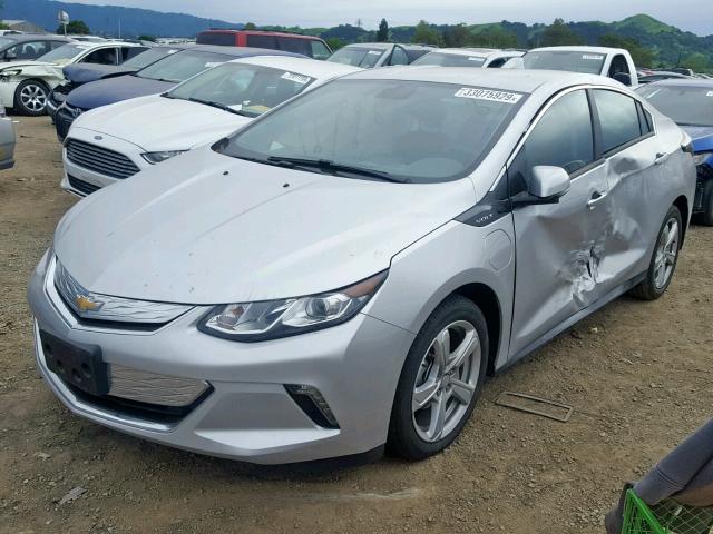 1G1RC6S56HU162321 - 2017 CHEVROLET VOLT LT GRAY photo 2