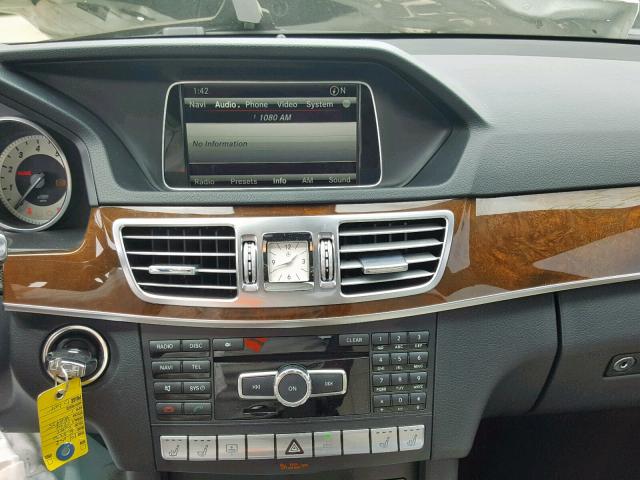 WDDHF9BB5EB021724 - 2014 MERCEDES-BENZ E 550 4MAT CREAM photo 9