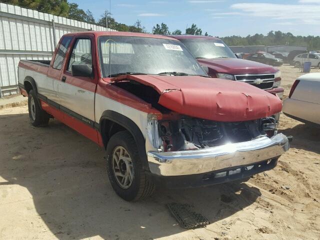 1B7FL23X0PS237608 - 1993 DODGE DAKOTA TWO TONE photo 1