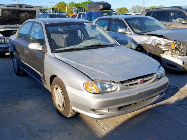 KNAFB121715073240 - 2001 KIA SEPHIA BAS SILVER photo 1