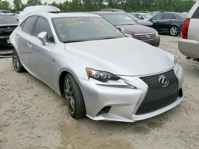 JTHBF1D27E5035782 - 2014 LEXUS IS 250 SILVER photo 1