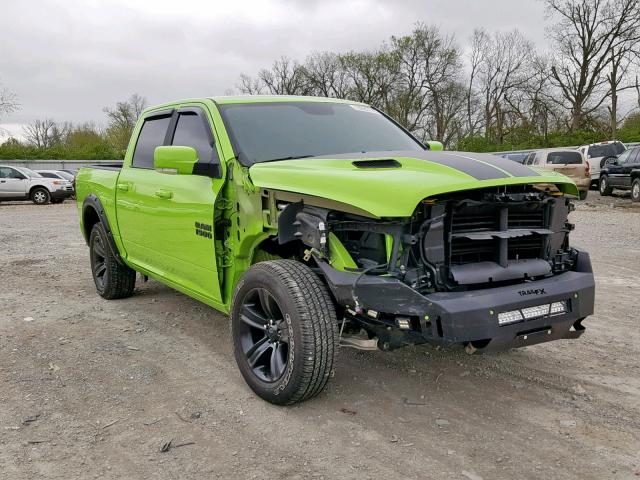 1C6RR7MT5HS834184 - 2017 RAM 1500 SPORT GREEN photo 1