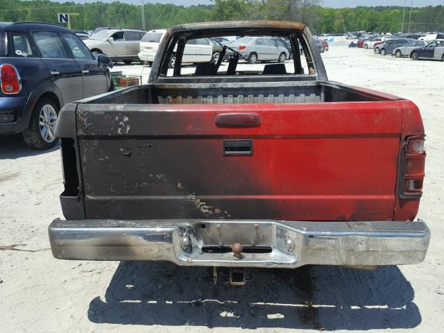 1B7GL23X2TS547161 - 1996 DODGE DAKOTA RED photo 10