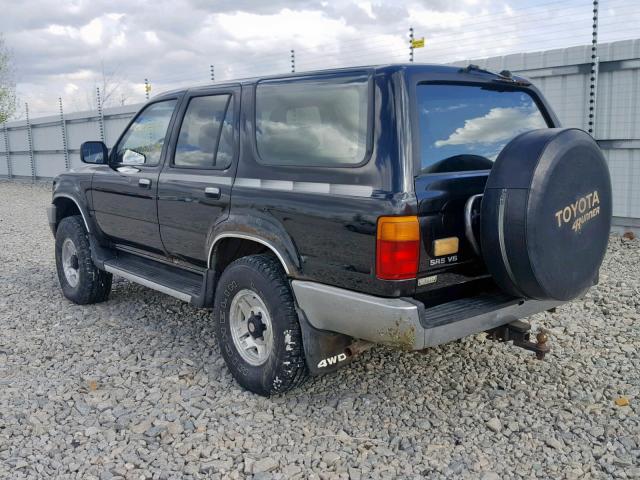 JT3VN39W3M8023896 - 1991 TOYOTA 4RUNNER VN BLACK photo 3