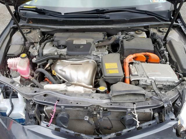 4T1BD1EB5FU038155 - 2015 TOYOTA AVALON HYB GRAY photo 7