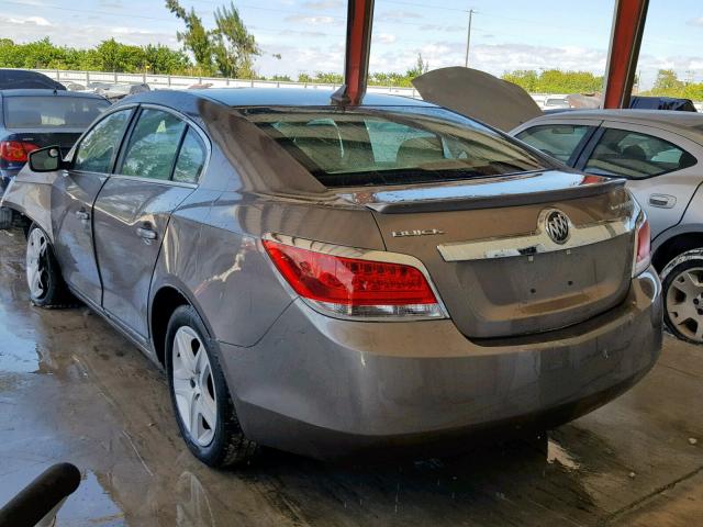 1G4GA5EC3BF397436 - 2011 BUICK LACROSSE C GOLD photo 3