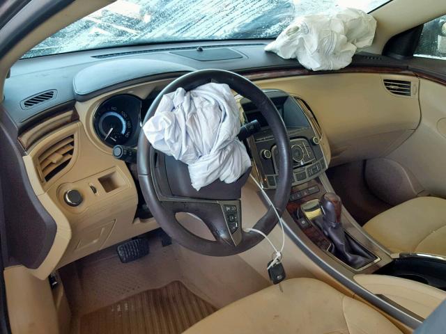 1G4GA5EC3BF397436 - 2011 BUICK LACROSSE C GOLD photo 9