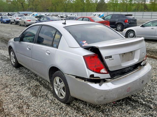 1G8AJ55F27Z120684 - 2007 SATURN ION LEVEL GRAY photo 3