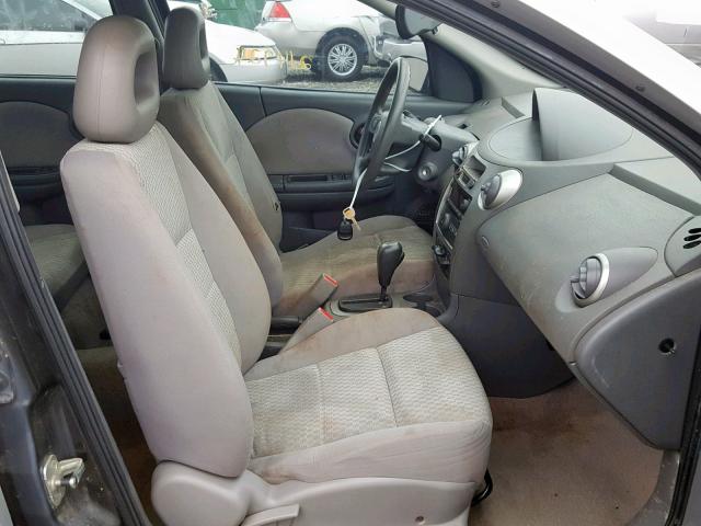 1G8AJ55F27Z120684 - 2007 SATURN ION LEVEL GRAY photo 5