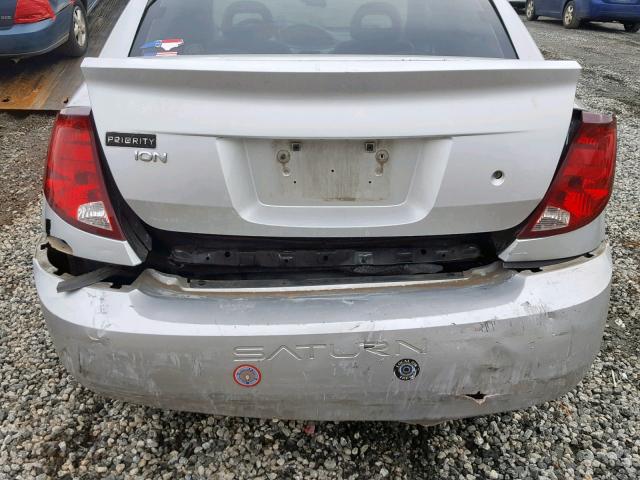 1G8AJ55F27Z120684 - 2007 SATURN ION LEVEL GRAY photo 9