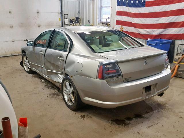 4A3AB76SX6E014366 - 2006 MITSUBISHI GALANT GTS GOLD photo 3