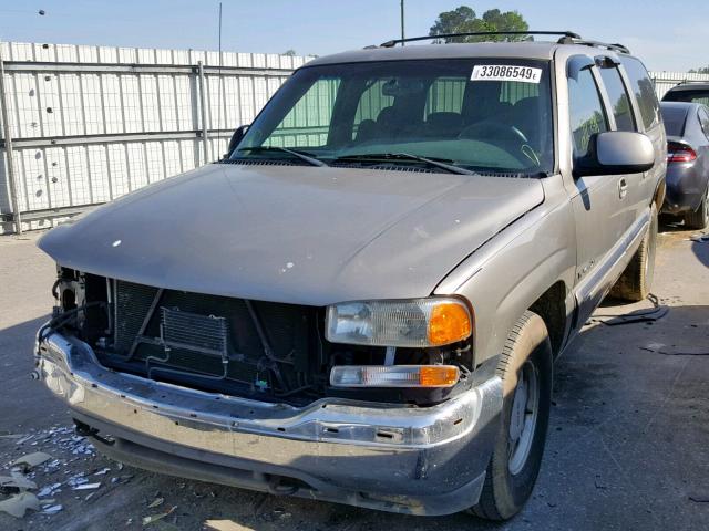 1GKFK16T91J264023 - 2001 GMC YUKON XL K CHARCOAL photo 2