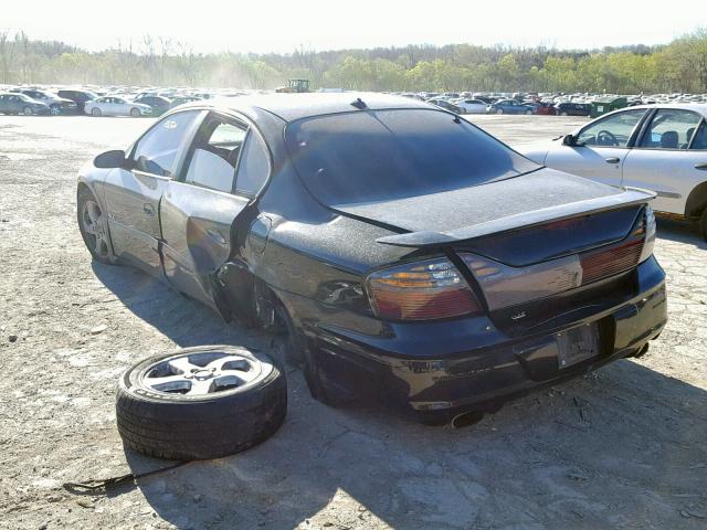 1G2HY54K334129856 - 2003 PONTIAC BONNEVILLE BLACK photo 3