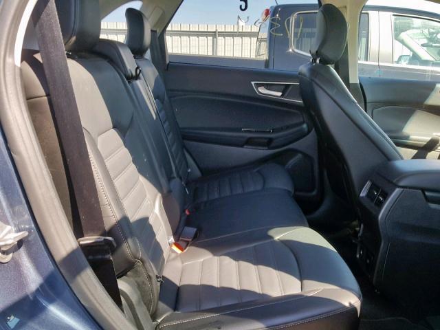 2FMPK3J83JBB48394 - 2018 FORD EDGE SEL BLUE photo 6