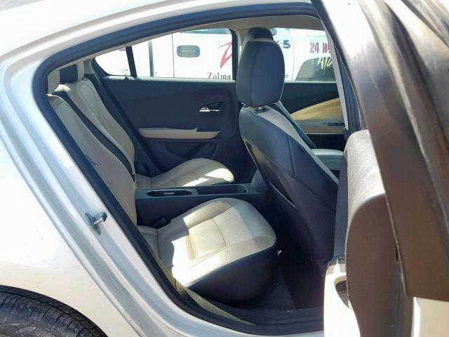 1G1RB6E44CU112953 - 2012 CHEVROLET VOLT CREAM photo 6