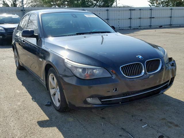 WBANV13548CZ53869 - 2008 BMW 528 XI BLACK photo 1