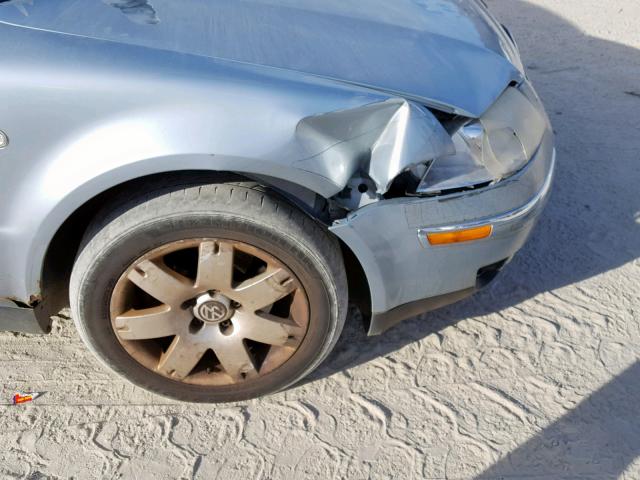 WVWTH63B02P246871 - 2002 VOLKSWAGEN PASSAT GLX 蓝色 照片 9